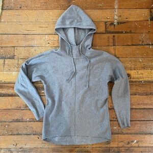 Quince gray hoodie pullover sweatshirt size XS